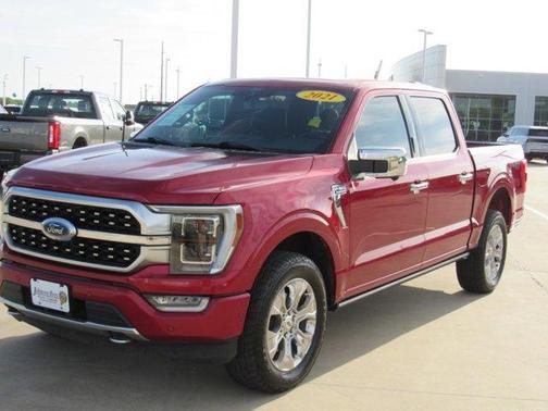 Red Metallic 2021 Ford F-150 Platinum