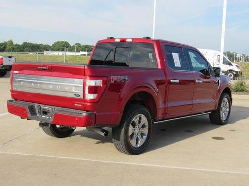 Red Metallic 2021 Ford F-150 Platinum