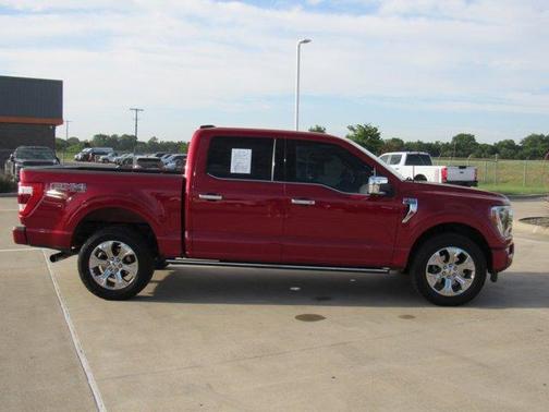 Red Metallic 2021 Ford F-150 Platinum