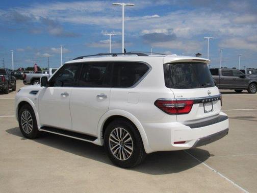 Aspen White 2021 Nissan Armada SL