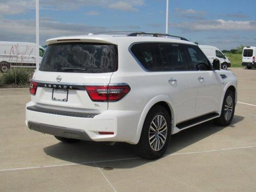 Aspen White 2021 Nissan Armada SL