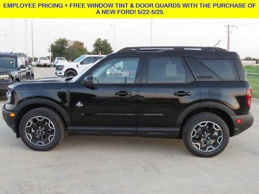 Shadow Black 2025 Ford Bronco Sport Outer Banks