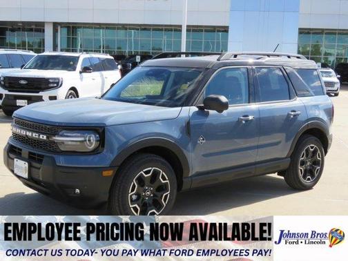 Azure Gray Metallic 2025 Ford Bronco Sport Outer Banks