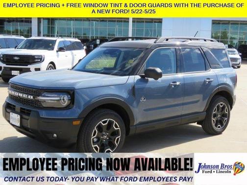 Azure Gray Metallic 2025 Ford Bronco Sport Outer Banks