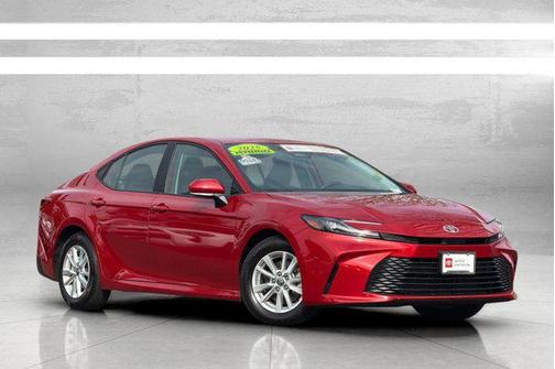 Supersonic Red 2025 Toyota Camry LE