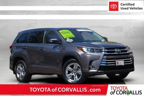Predawn Gray Mica 2019 Toyota Highlander Hybrid Limited