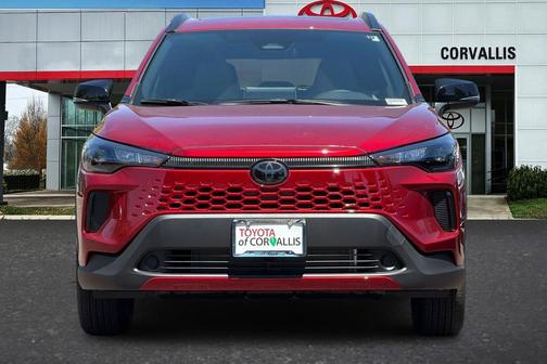 Soul Red Crystal 2026 Toyota Corolla Hybrid SE