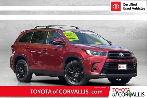 Salsa Red Pearl 2019 Toyota Highlander SE
