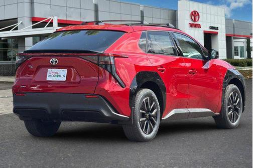 Supersonic Red 2026 Toyota bZ XLE Plus