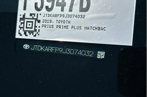 2018 Toyota Prius Prime Plus
