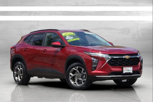Crimson Metallic 2025 Chevrolet Trax LT