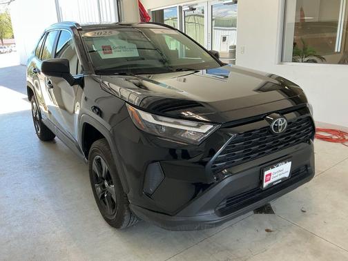 Midnight Black Metallic 2025 Toyota RAV4 Hybrid LE