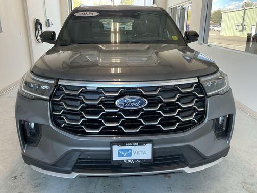 Gray Metallic 2025 Ford Explorer Platinum