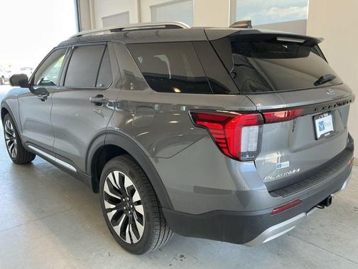 Gray Metallic 2025 Ford Explorer Platinum
