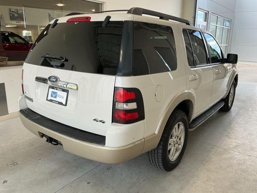 White Platinum Tri-Coat Metallic 2010 Ford Explorer Eddie Bauer