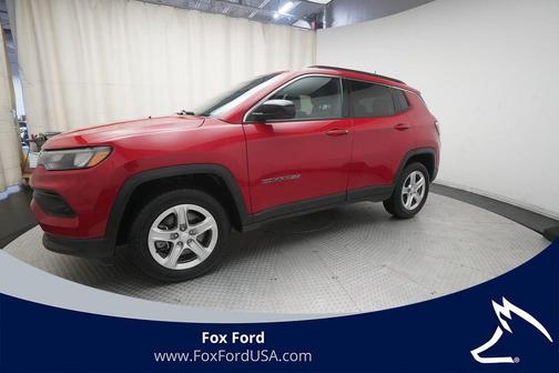Red 2024 Jeep Compass Latitude