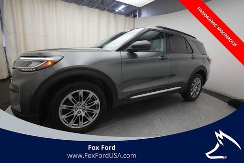 Gray Metallic 2025 Ford Explorer Active