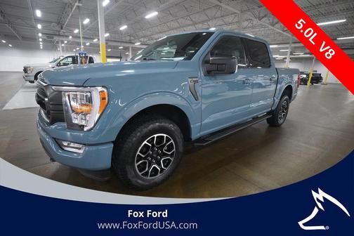 Blue 2023 Ford F-150 XLT