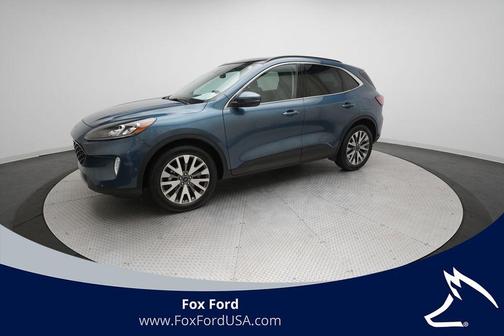 Blue Metallic 2020 Ford Escape Titanium Hybrid