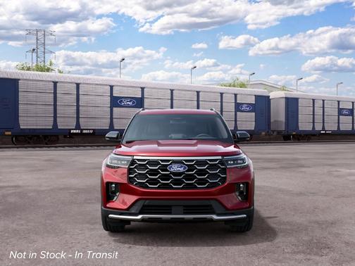 Ruby Red Metallic Tinted Clearcoat 2027 Ford Explorer Platinum