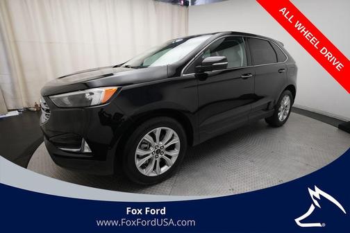 Agate Black Metallic 2024 Ford Edge Titanium