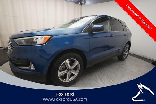 Atlas Blue Metallic 2024 Ford Edge SEL