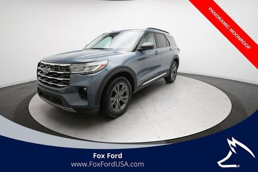 Vapor Blue 2025 Ford Explorer Active