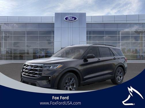 Agate Black Metallic 2026 Ford Explorer Active