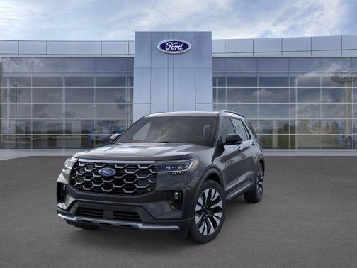 Agate Black Metallic 2026 Ford Explorer Platinum