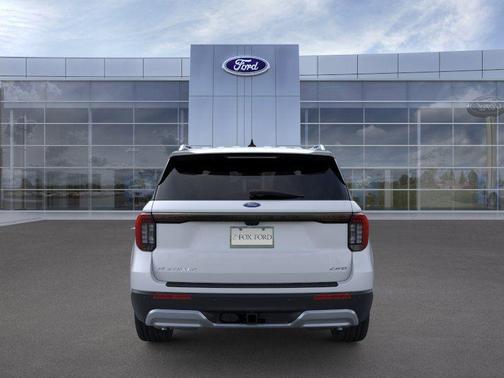 Space White Metallic 2026 Ford Explorer Platinum