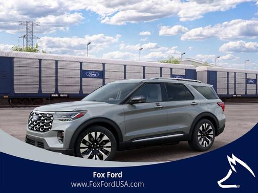 Avalanche Gray 2027 Ford Explorer Platinum