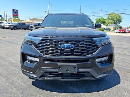 AGATE BLACK METALLIC 2022 Ford Explorer ST-LINE