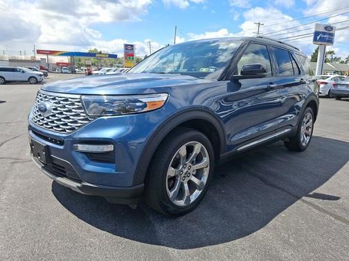BLUE METALLIC 2020 Ford Explorer PLATINUM