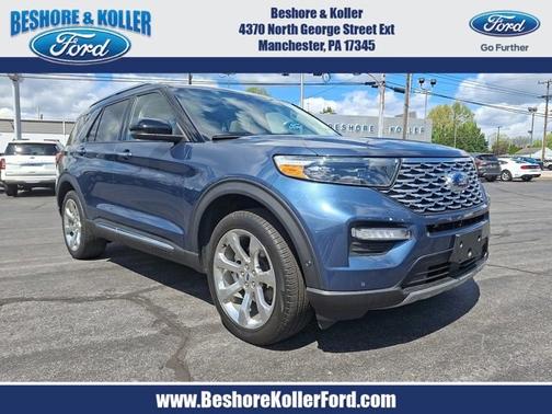 BLUE METALLIC 2020 Ford Explorer PLATINUM