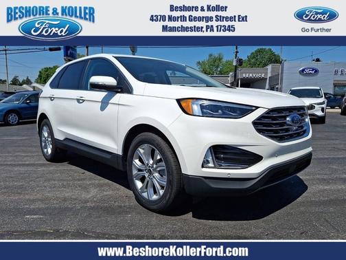 STAR WHITE 2024 Ford Edge TITANIUM