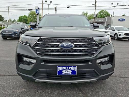 FORGED GREEN METALLIC 2023 Ford Explorer XLT