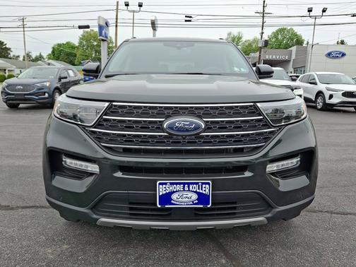 FORGED GREEN METALLIC 2023 Ford Explorer XLT