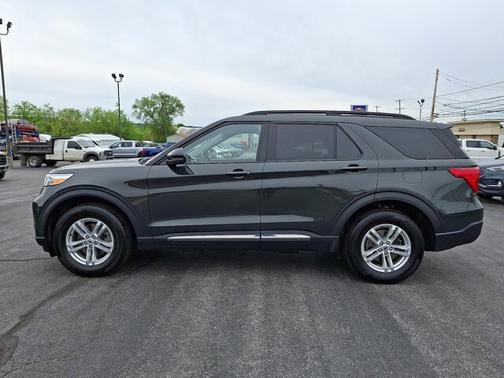 FORGED GREEN METALLIC 2023 Ford Explorer XLT