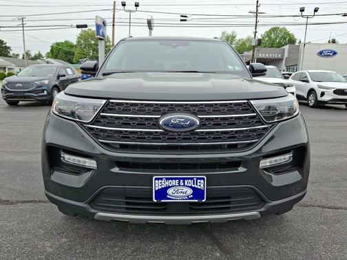 FORGED GREEN METALLIC 2023 Ford Explorer XLT