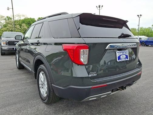 FORGED GREEN METALLIC 2023 Ford Explorer XLT