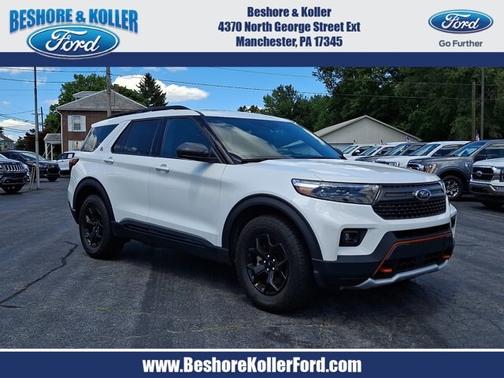 STAR WHITE MET TRI-COAT 2023 Ford Explorer TIMBERLINE