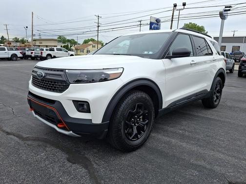 STAR WHITE MET TRI-COAT 2023 Ford Explorer TIMBERLINE