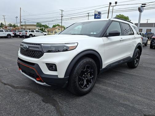 STAR WHITE MET TRI-COAT 2023 Ford Explorer TIMBERLINE