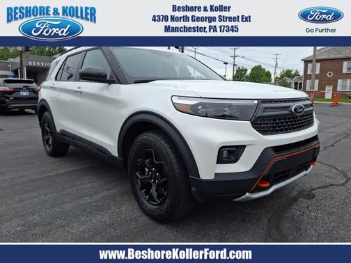 STAR WHITE MET TRI-COAT 2023 Ford Explorer TIMBERLINE