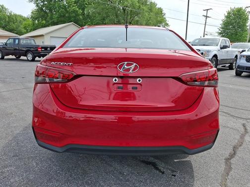 Pomegranate Red 2022 Hyundai Accent SE