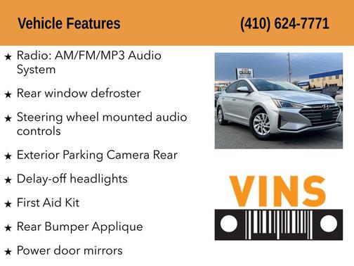 2019 Hyundai ELANTRA SE