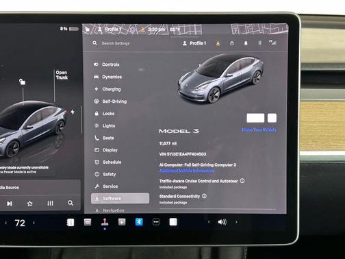 Midnight Silver Metallic 2023 Tesla Model 3 Standard Range