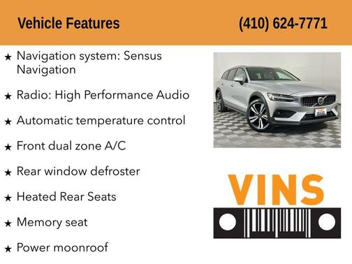 2025 Volvo V60 Cross Country Plus, B5 AWD Gas (mild hybrid)