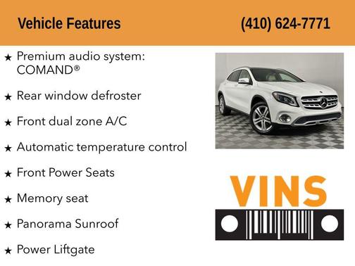 Polar White 2019 Mercedes-Benz GLA 250 4MATIC