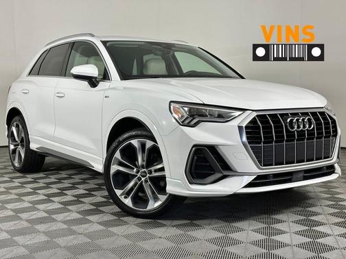 Ibis White 2020 Audi Q3 45 S line Premium Plus